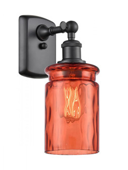 Candor 1 Light Sconce (3442|516-1W-BK-G352-COR-LED)