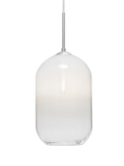 Besa, Omega 12 Cord Pendant For Multiport Canopies, White/Clear, Satin Nickel Finish (127|J-OMEGA12WH-SN)