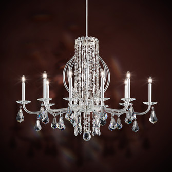 Siena 10 Light 120V Chandelier in Black with Clear Heritage Handcut Crystal (168|RS8310N-51H)