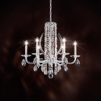Siena 6 Light 120V Chandelier in Black with Clear Heritage Handcut Crystal (168|RS8306N-51H)