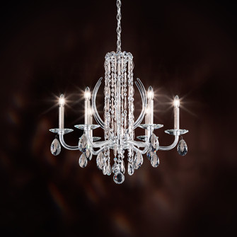 Siena 6 Light 120V Chandelier in Black with Clear Heritage Handcut Crystal (168|RS8306N-51H)