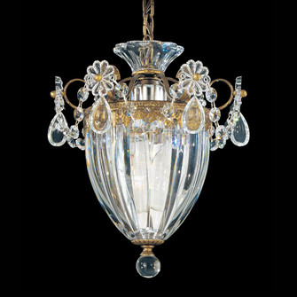 Bagatelle 1 Light 120V Mini Pendant in Aurelia with Clear Crystals from Swarovski (168|1241-211S)