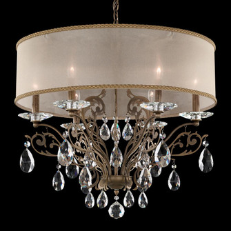 Filigrae 6 Lights 110V Chandelier in Antique Silver with Clear Heritage Crystal (168|FE7066N-48H3)