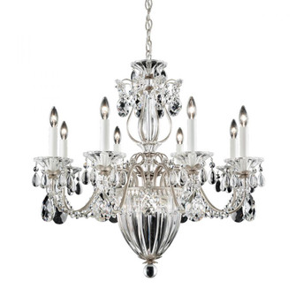 Bagatelle 11 Light 120V Chandelier in Antique Silver with Clear Crystals from Swarovski (168|1238N-48S)