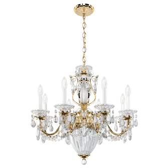 Bagatelle 11 Light 120V Chandelier in Aurelia with Clear Crystals from Swarovski (168|1238N-211S)