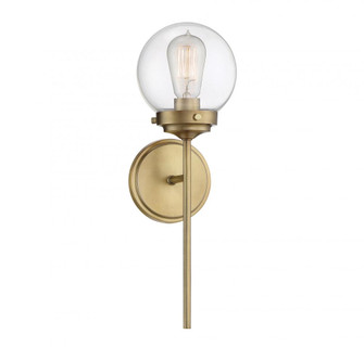 1-Light Wall Sconce in Natural Brass (8483|M90025NB)