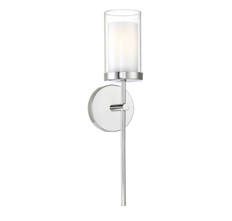1-Light Wall Sconce in Chrome (8483|M90016CH)