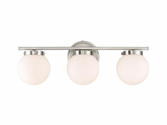 3-Light Bathroom Vanity Light in Brushed Nickel (8483|M80023BN)