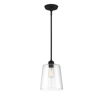 1-Light Pendant in Matte Black (8483|M70081MBK)
