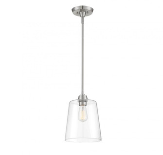 1-Light Pendant in Brushed Nickel (8483|M70081BN)