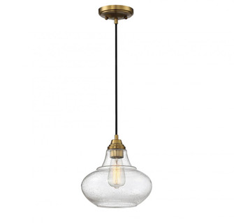 1-Light Mini Pendant in Natural Brass (8483|M70080NB)