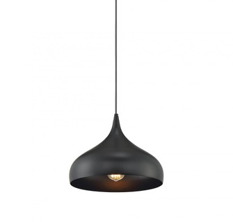 1-Light Plug-In Mini Pendant in Matte Black (8483|M70075MBK)