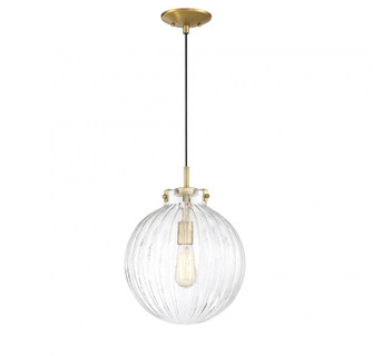 1-Light Mini Pendant in Natural Brass (8483|M70068NB)
