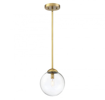 1-Light Mini Pendant in Natural Brass (8483|M70067NB)
