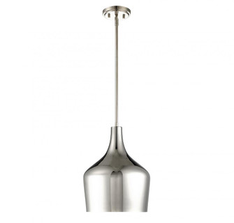 1-Light Pendant in Polished Nickel (8483|M70020PN)