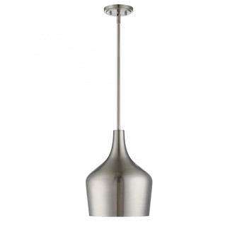 1-Light Pendant in Brushed Nickel (8483|M70020BN)