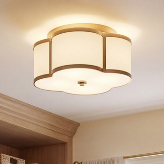 3-Light Ceiling Light in Natural Brass (8483|M60020NB)