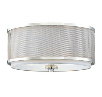3-Light Ceiling Light in Polished Nickel (8483|M60018PN)