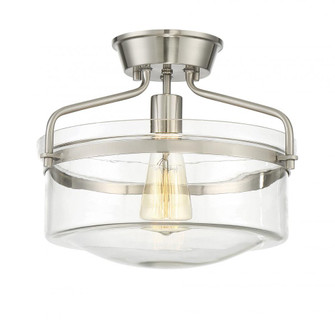 1-Light Ceiling Light in Brushed Nickel (8483|M60011BN)