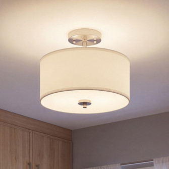 2-Light Ceiling Light in Brushed Nickel (8483|M60008BN)