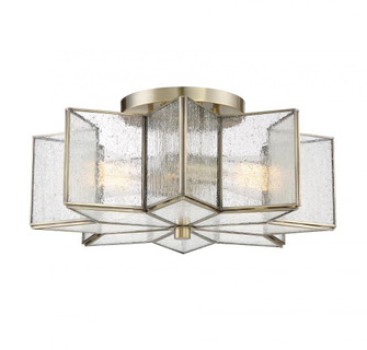 2-Light Ceiling Light in Natural Brass (8483|M60004NB)