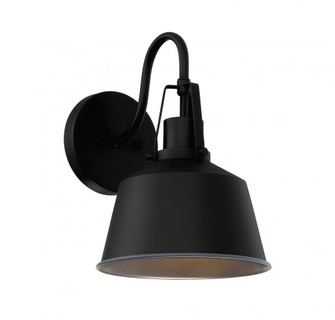 1-Light Outdoor Wall Lantern in Matte Black (8483|M50049BK)