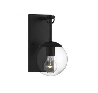 1-Light Outdoor Wall Lantern in Matte Black (8483|M50029BK)