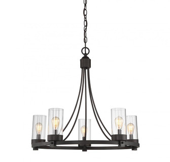 5-Light Chandelier in Oil Rubbed Bronze (8483|M10018ORB)