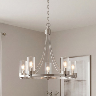 5-Light Chandelier in Brushed Nickel (8483|M10018BN)
