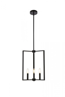 Vino 3 lights pendant in black (758|LD7071D14BK)