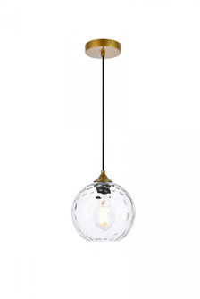 Cashel 8 inch brass pendant (758|LD2281BR)