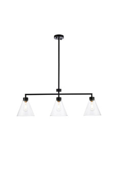 Mera 3 Lights Black Pendant (758|LD2502BK)