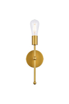 Keely 1 Light Brass Wall Sconce (758|LD2356BR)