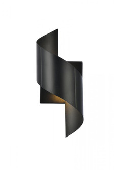Raine Integrated LED wall sconce  in black (758|LDOD4034BK)