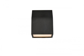 Raine Integrated LED wall sconce in black (758|LDOD4004BK)