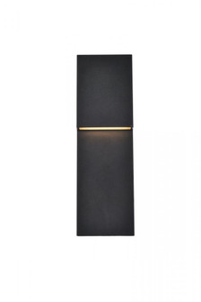 Raine Integrated LED wall sconce in black (758|LDOD4001BK)