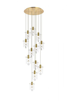 Hana 12 lights Gold Pendant (758|5202D22G)