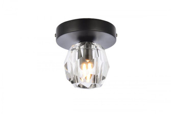 Eren 1 light black flush mount (758|3505F5BK)