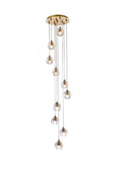 Eren 10 lights Gold pendant (758|3505G11G)