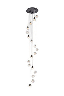 Eren 18 Lights Black Pendant (758|3505G15BK)