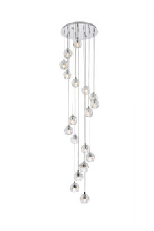 Eren 18 lights chrome pendant (758|3505G15C)