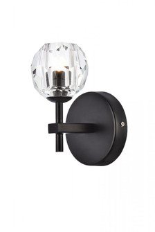 Eren 1 light Black wall sconce (758|3505W6BK)