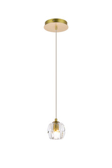 Eren 1 Light Gold Pendant (758|3505D6G)