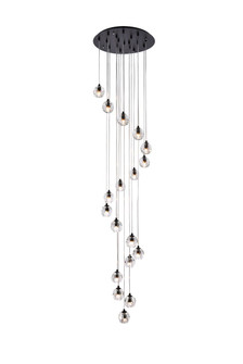 Eren 18 Lights Black Pendant (758|3505D20BK)