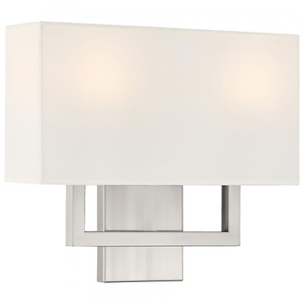2 Light LED Wall Sconce (7|64062LEDDLP-BS/WH)