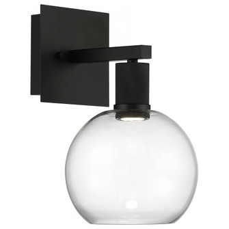 Burgundy LED Wall Sconce (7|63145LEDD-MBL/CLR)