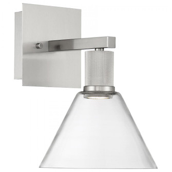 Martini LED Wall Sconce (7|63143LEDD-BS/CLR)