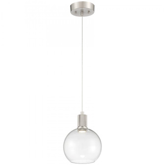 Burgundy LED Pendant (7|63142LEDD-BS/CLR)