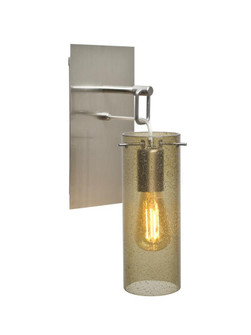 Besa Juni 10 Wall Pendant, Latte Bubble, Satin Nickel Finish, 1x4W LED Filament (127|1WP-JUNI10LT-EDIL-SN)