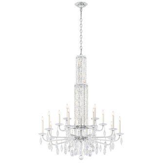 Siena 17 Light 120V Chandelier in White with Clear Heritage Handcut Crystal (168|RS8415N-06H)